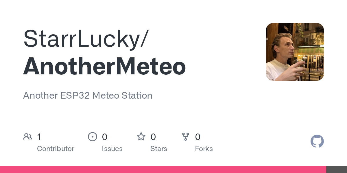 GitHub preview of the AnotherMeteo repository