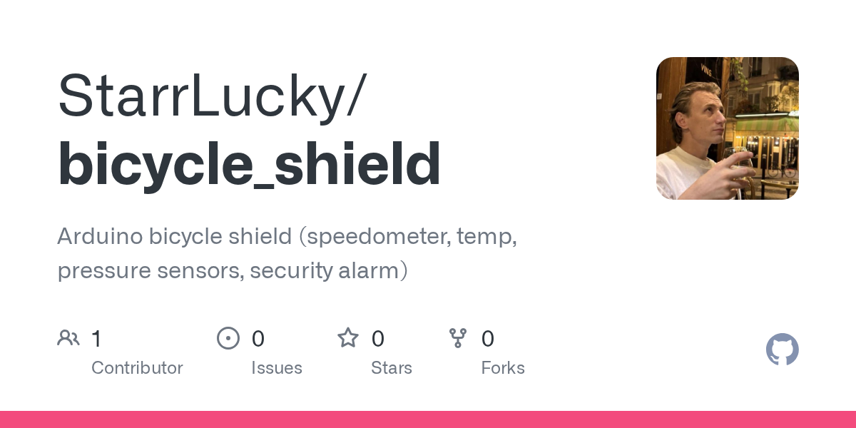 GitHub preview of the bicycle_shield repository